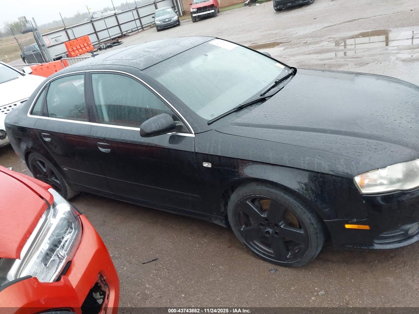 2008 Audi A4 2.0T/2.0T Special Edition VIN: WAUBF78EX8A089756 Lot: 43743882