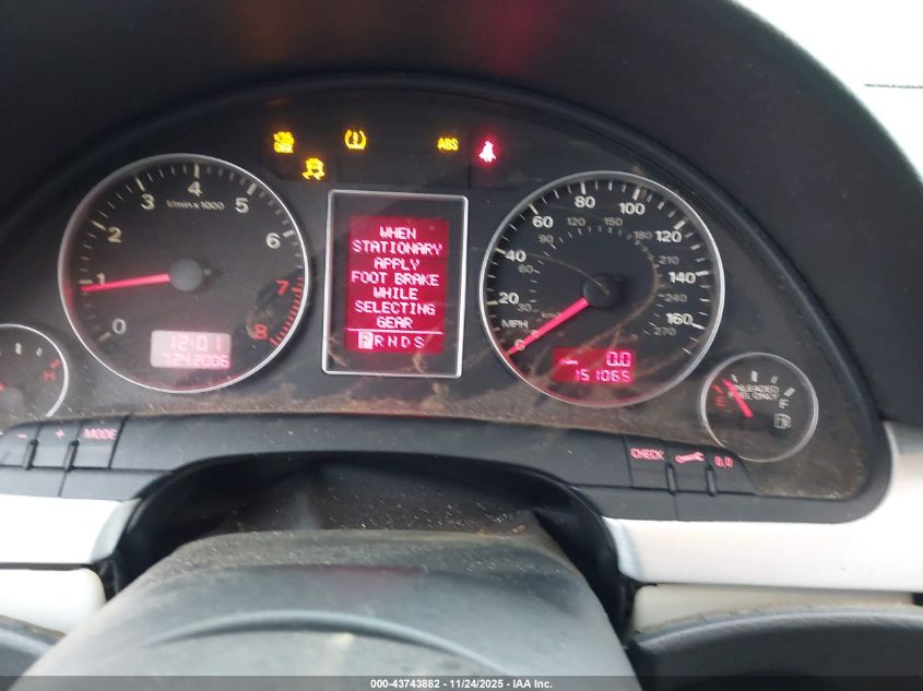 2008 Audi A4 2.0T/2.0T Special Edition VIN: WAUBF78EX8A089756 Lot: 43743882