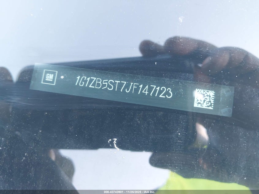1G1ZB5ST7JF147123 2018 CHEVROLET MALIBU photo no. 9