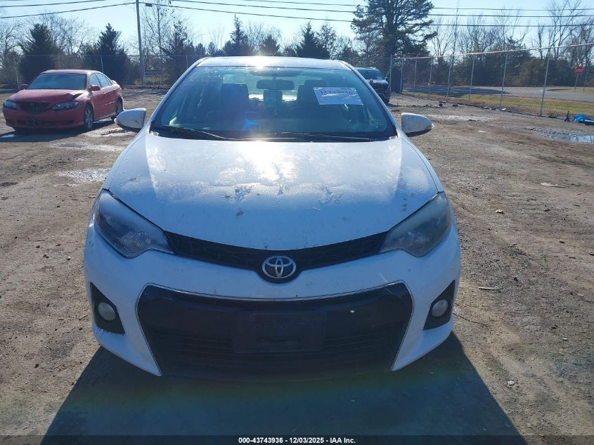 2014 Toyota Corolla S Plus VIN: 2T1BURHE7EC194928 Lot: 43743936