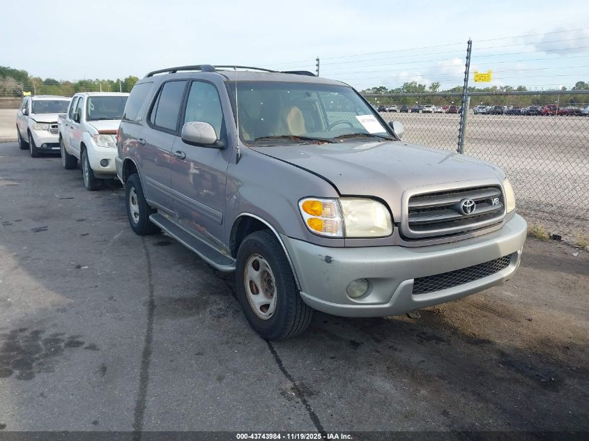 2002 Toyota Sequoia Sr5 V8