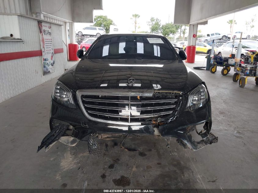 2019 Mercedes-Benz S 560 VIN: WDDUG8DB6KA429525 Lot: 43743997