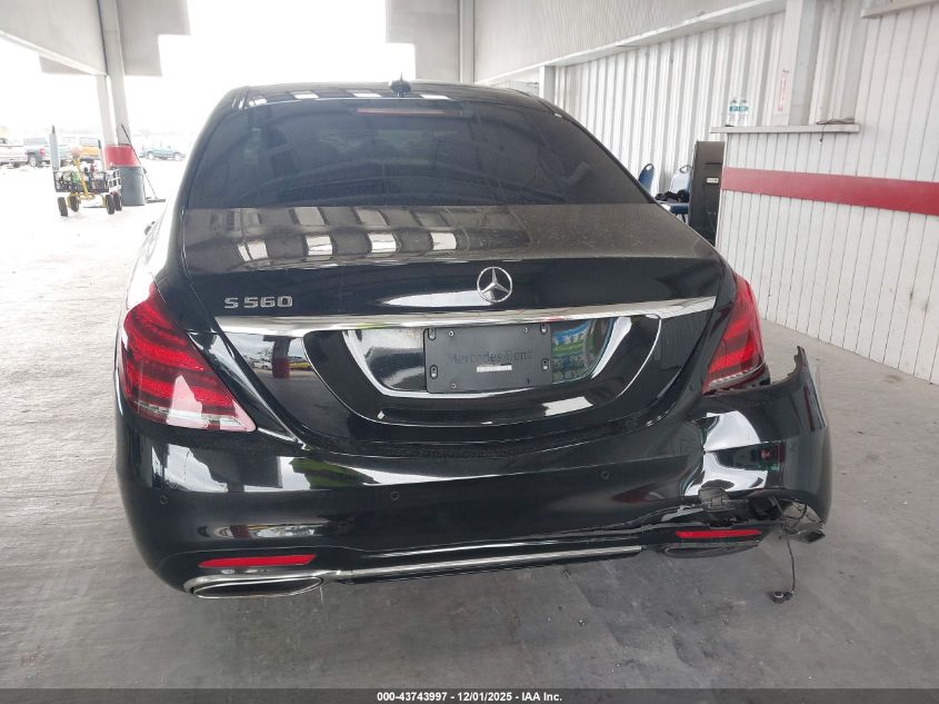 2019 Mercedes-Benz S 560 VIN: WDDUG8DB6KA429525 Lot: 43743997