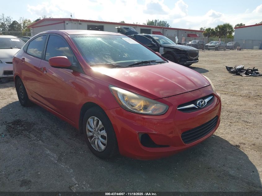 2013 Hyundai Accent Gls VIN: KMHCT4AE3DU440925 Lot: 43744007