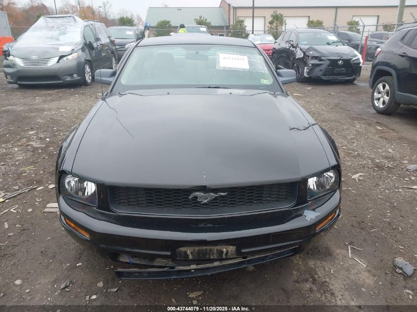 2005 Ford Mustang V6 Deluxe/V6 Premium VIN: 1ZVFT80N755187546 Lot: 43744079