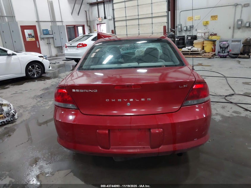 2003 Chrysler Sebring Lx VIN: 1C3EL46T23N573242 Lot: 43744093