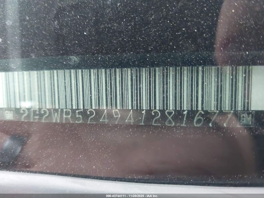 2004 Pontiac Grand Prix Gtp VIN: 2G2WR524941281677 Lot: 43744111