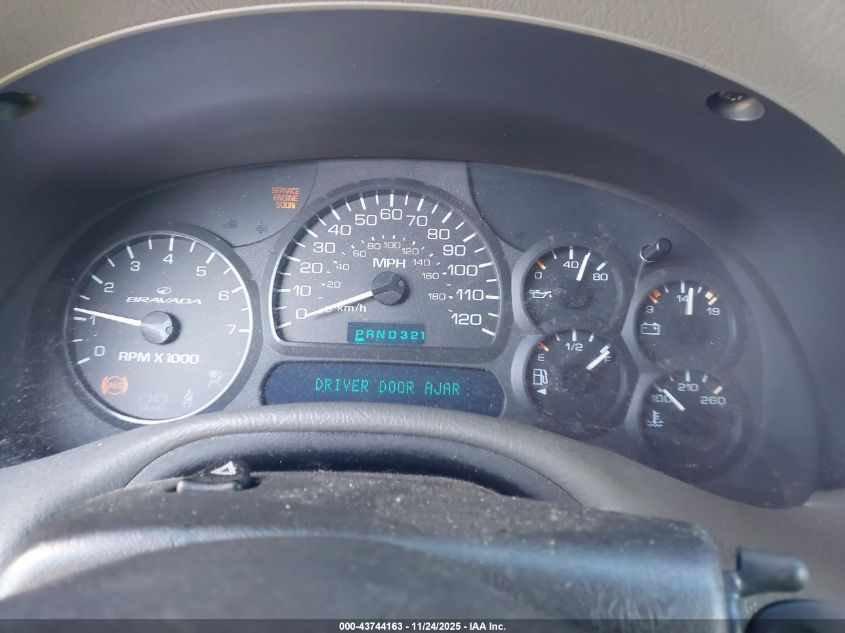 2002 Oldsmobile Bravada VIN: 1GHDS13S022401113 Lot: 43744163