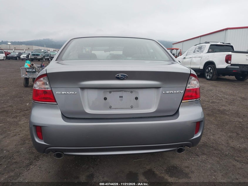 2008 Subaru Legacy 2.5I VIN: 4S3BL616387201836 Lot: 43744228
