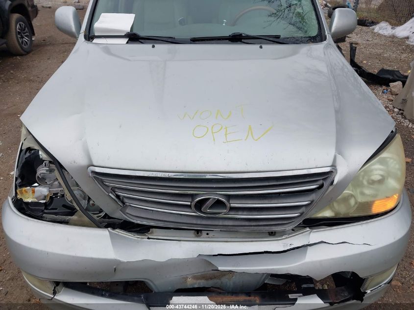 2004 Lexus Gx 470 VIN: JTJBT20X940059964 Lot: 43744246