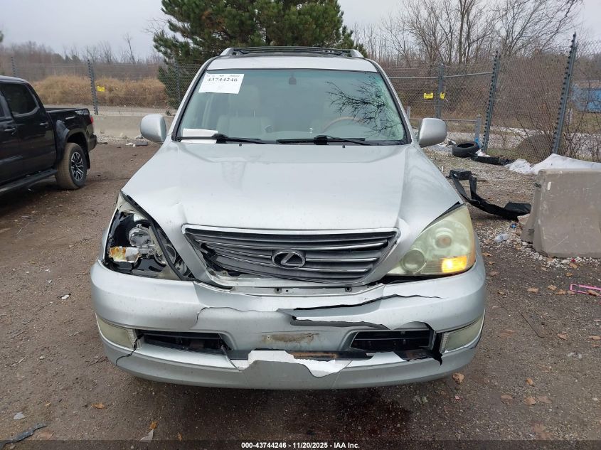 2004 Lexus Gx 470 VIN: JTJBT20X940059964 Lot: 43744246