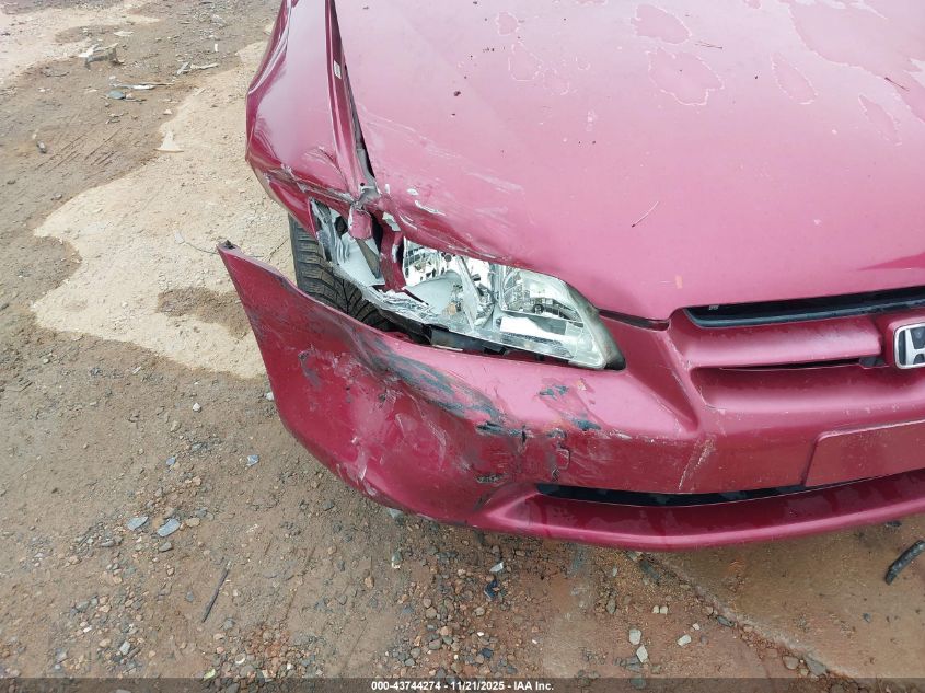 2000 Honda Accord 2.3 Se VIN: JHMCG5679YC019200 Lot: 43744274