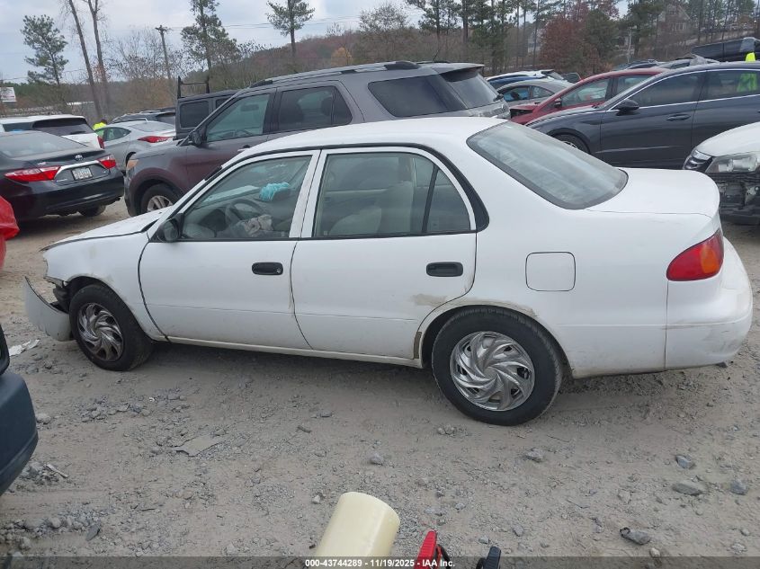 1999 Toyota Corolla VIN: INXBR12E1XZ245420 Lot: 43744289
