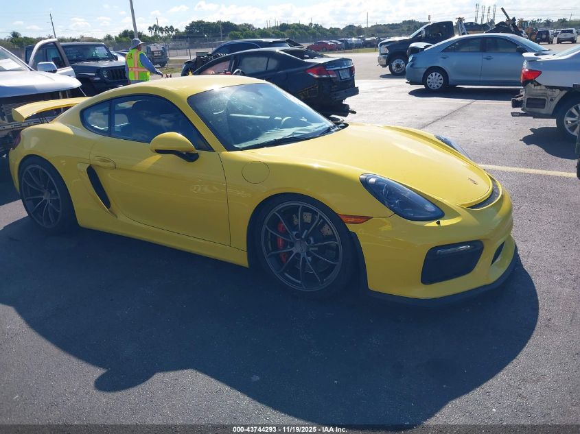 PORSCHE CAYMAN GT4