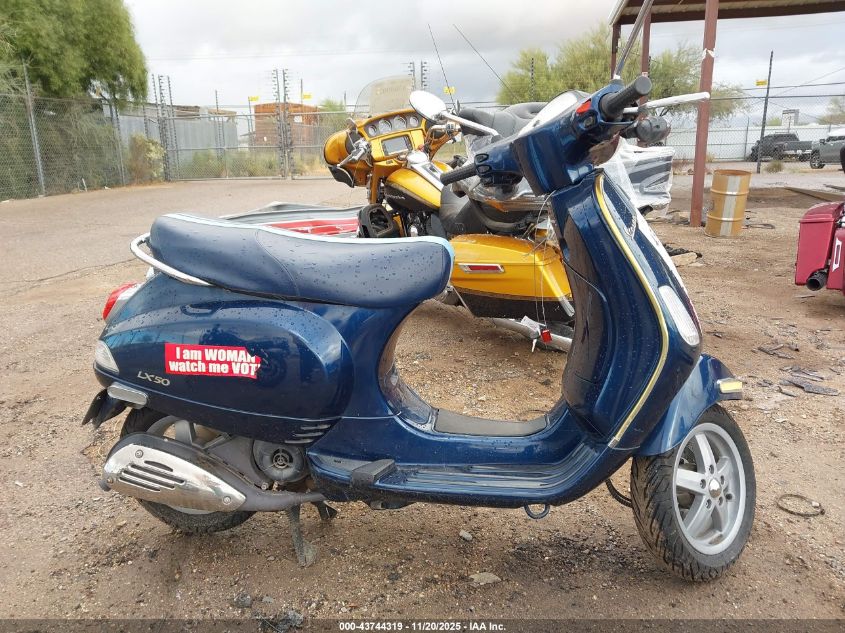 2008 Vespa Lx 50 VIN: ZAPC386B785009075 Lot: 43744319