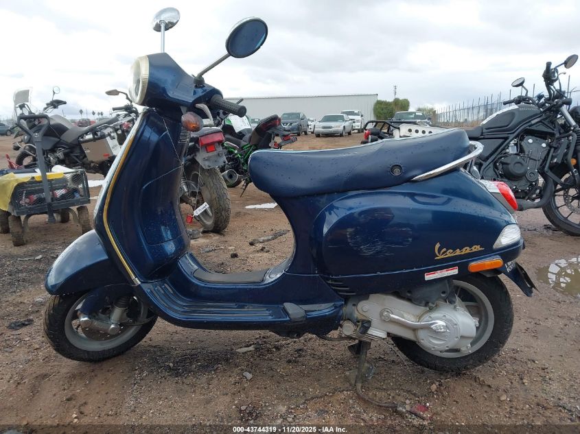 2008 Vespa Lx 50 VIN: ZAPC386B785009075 Lot: 43744319
