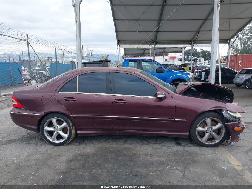 2006 Mercedes-Benz C 230 Sport VIN: WDBRF52H26F793120 Lot: 43744353