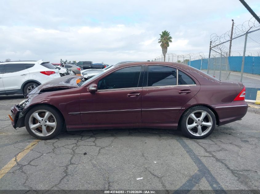 2006 Mercedes-Benz C 230 Sport VIN: WDBRF52H26F793120 Lot: 43744353