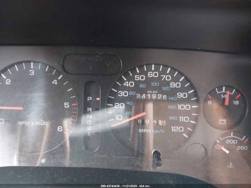 1997 Dodge Ram 1500 St VIN: 3B7HC13Z0VG757767 Lot: 43744436