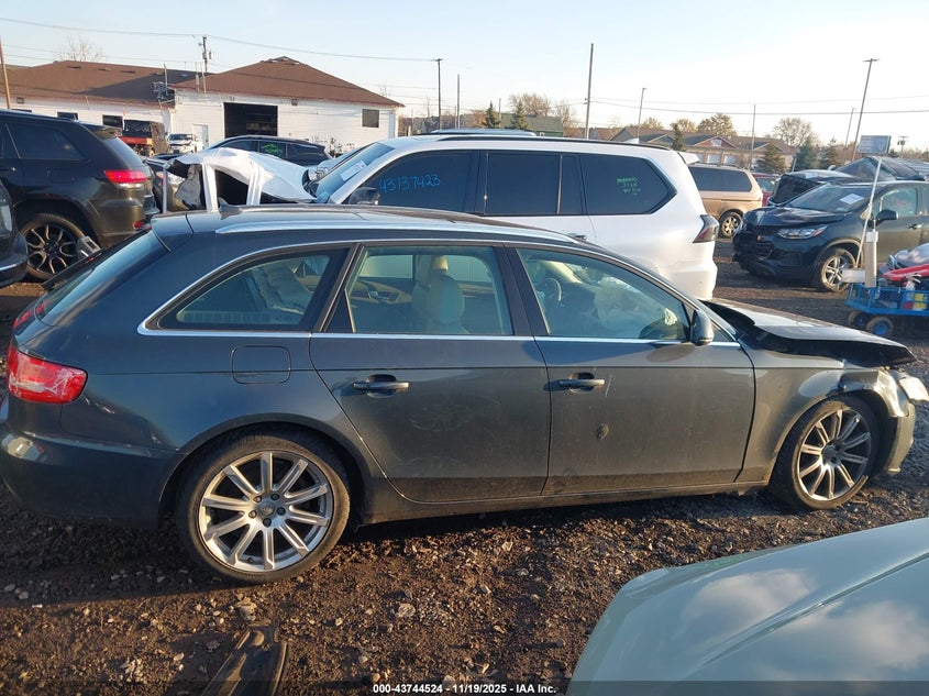 2009 Audi A4 2.0T Avant VIN: WAUGF98K59A131968 Lot: 43744524