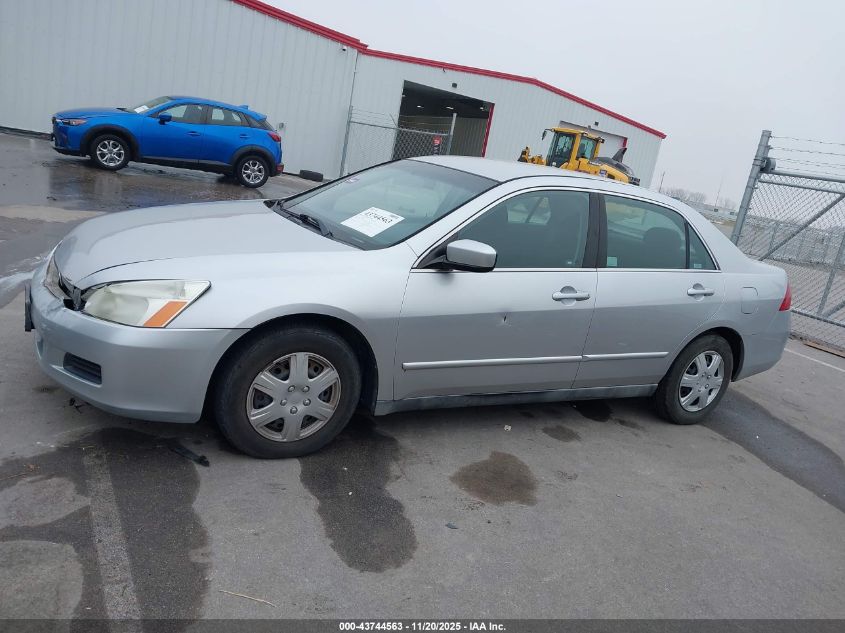 2007 Honda Accord 2.4 Lx VIN: 1HGCM56417A015153 Lot: 43744563