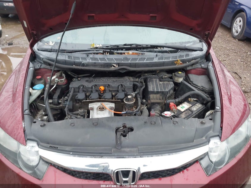 2009 Honda Civic Lx VIN: 19XFA16539E051349 Lot: 43744610