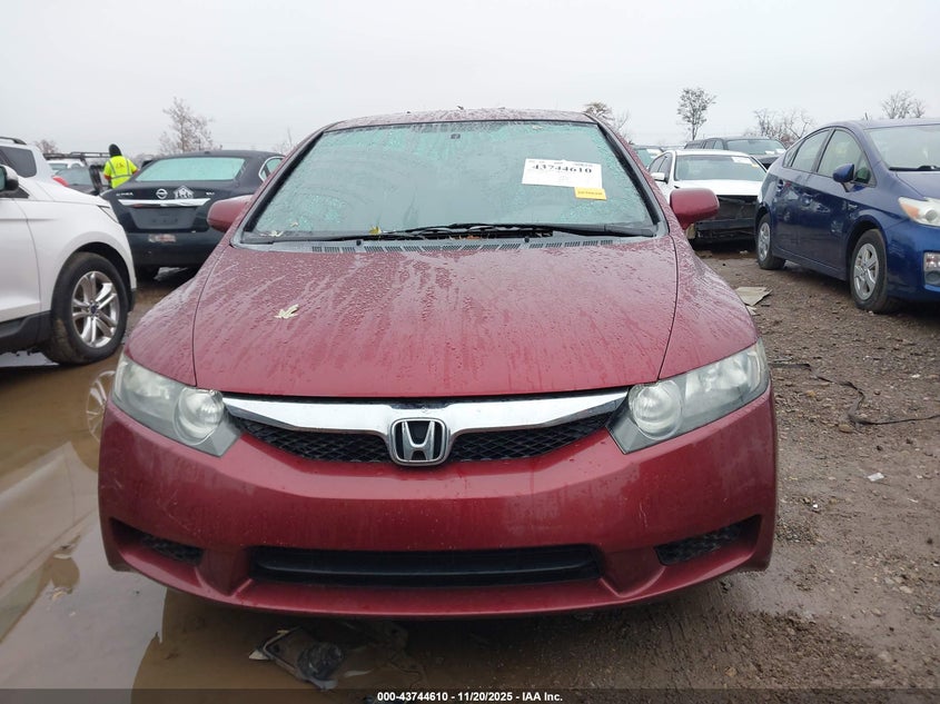2009 Honda Civic Lx VIN: 19XFA16539E051349 Lot: 43744610