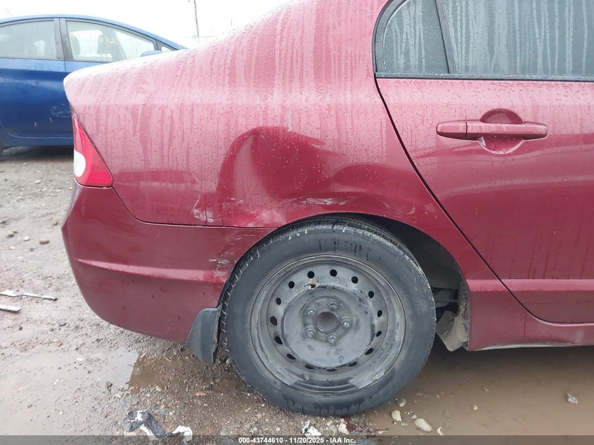 2009 Honda Civic Lx VIN: 19XFA16539E051349 Lot: 43744610