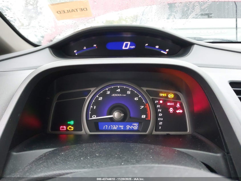 2009 Honda Civic Lx VIN: 19XFA16539E051349 Lot: 43744610