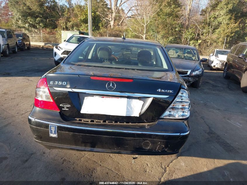 2008 Mercedes-Benz E 350 4Matic VIN: WDBUF87X18B293018 Lot: 43744642