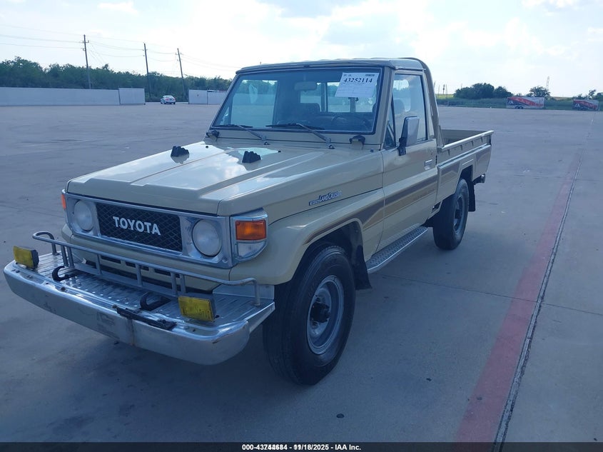 1985 Toyota Land Cruiser VIN: FJ750021795 Lot: 43744684