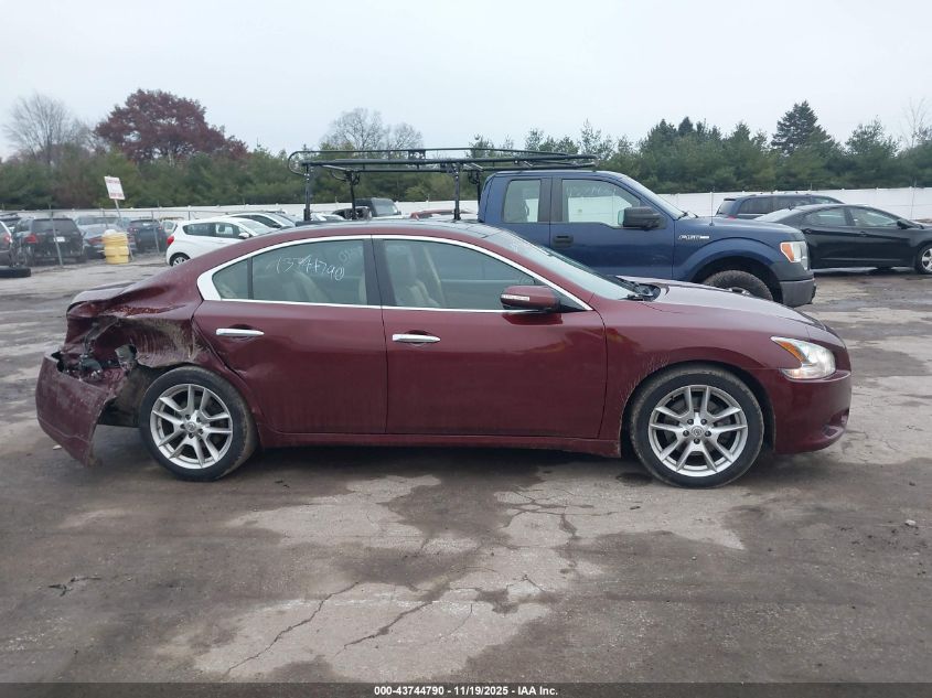2009 Nissan Maxima 3.5 Sv VIN: 1N4AA51EX9C832682 Lot: 43744790