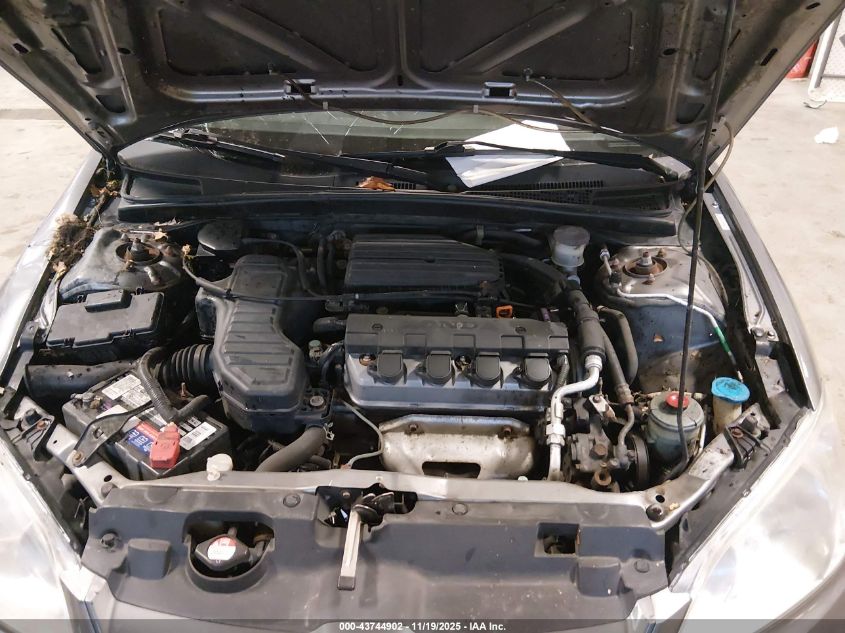 2004 Honda Civic Lx VIN: 1HGES16544L022288 Lot: 43744902