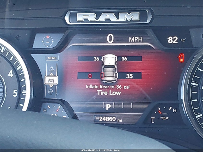 2025 Ram 1500 Laramie 4X4 5'7 Box VIN: 1C6SRFJP5SN567489 Lot: 43744931