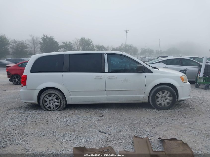 2014 Dodge Grand Caravan Se VIN: 2C4RDGBG8ER127221 Lot: 43744955