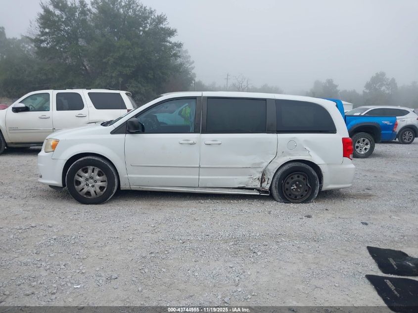 2014 Dodge Grand Caravan Se VIN: 2C4RDGBG8ER127221 Lot: 43744955