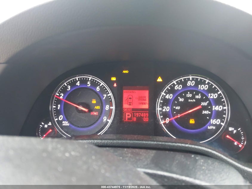 2007 Infiniti G35X VIN: JNKBV61F37M809283 Lot: 43744975