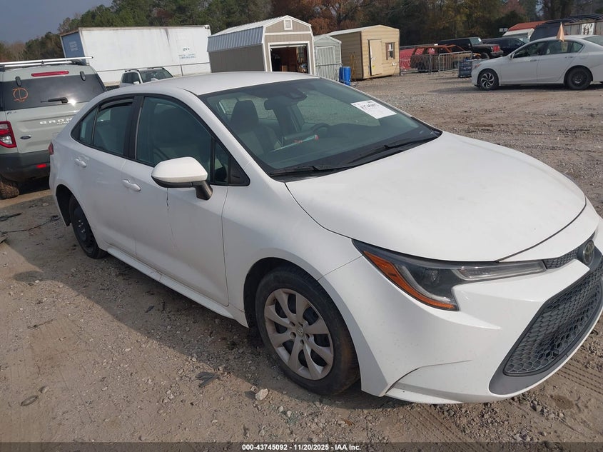 5YFEPMAE7MP187056 2021 Toyota Corolla Le auction photo 1
