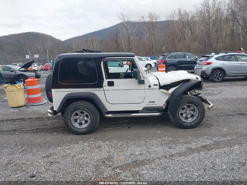 2003 Jeep Wrangler Sport VIN: 1J4FA49S63P304149 Lot: 43745102