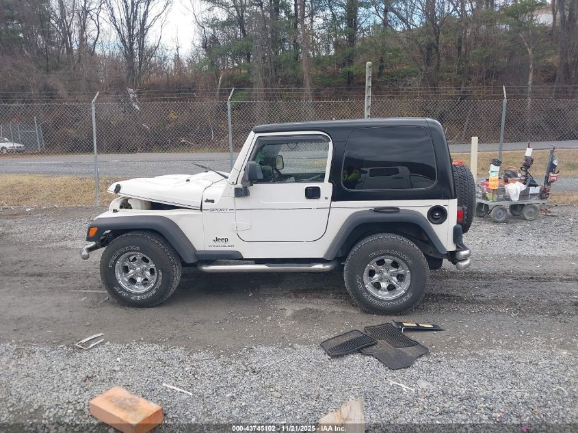 2003 Jeep Wrangler Sport VIN: 1J4FA49S63P304149 Lot: 43745102