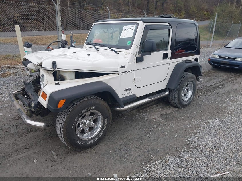 1J4FA49S63P304149 2003 JEEP WRANGLER photo no. 2