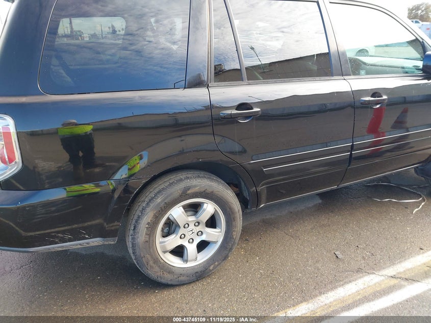 2007 Honda Pilot Ex-L VIN: 2HKYF18547H513353 Lot: 43745109