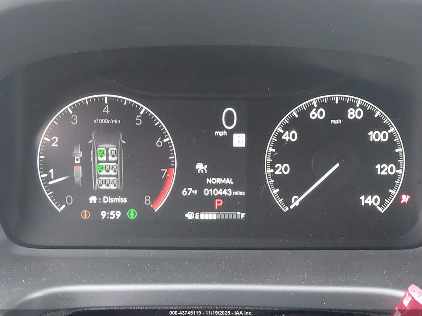 VIN 5FNRL6H66SB078989 2025 HONDA ODYSSEY EX-L