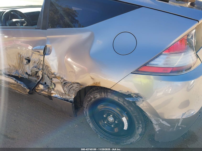 2011 Honda Cr-Z Ex VIN: JHMZF1C65BS004837 Lot: 43745189