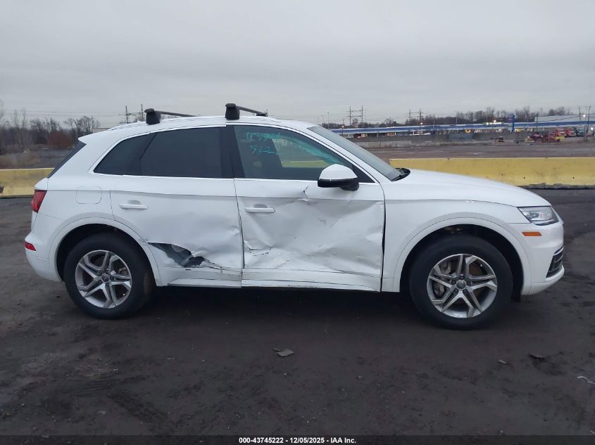 2019 Audi Q5 45 Premium VIN: WA1ANAFY5K2097139 Lot: 43745222