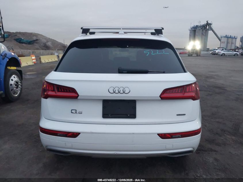 2019 Audi Q5 45 Premium VIN: WA1ANAFY5K2097139 Lot: 43745222