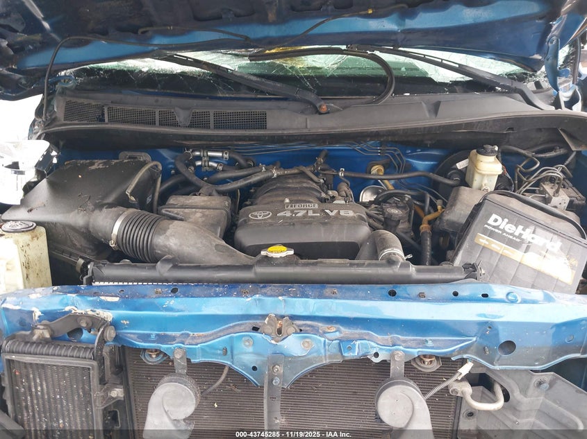 2008 Toyota Tundra Base 4.7L V8 VIN: 5TBRT54118S457853 Lot: 43745285