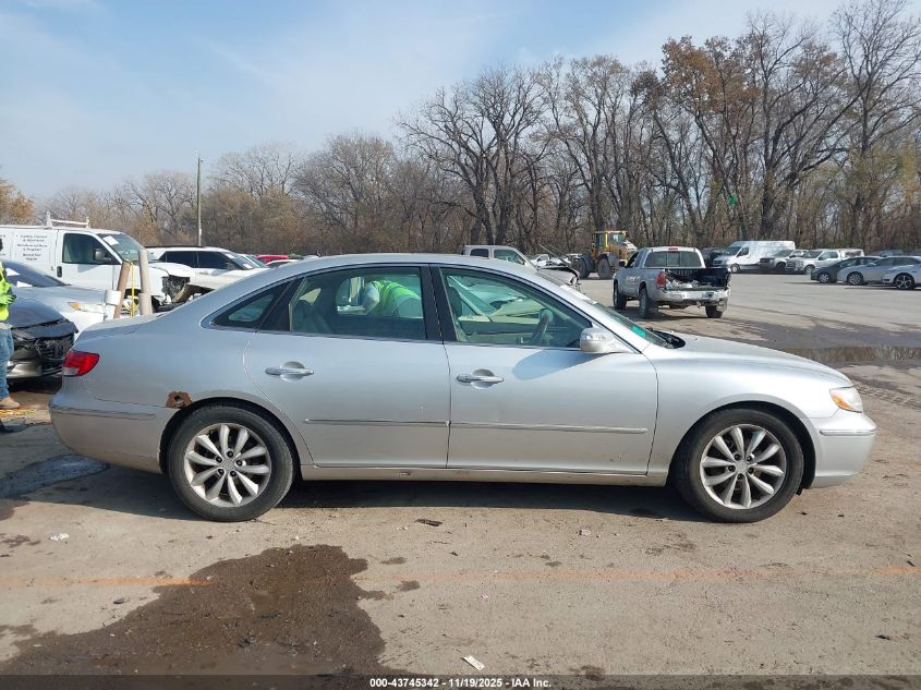 2008 Hyundai Azera Limited VIN: KMHFC46F58A290516 Lot: 43745342