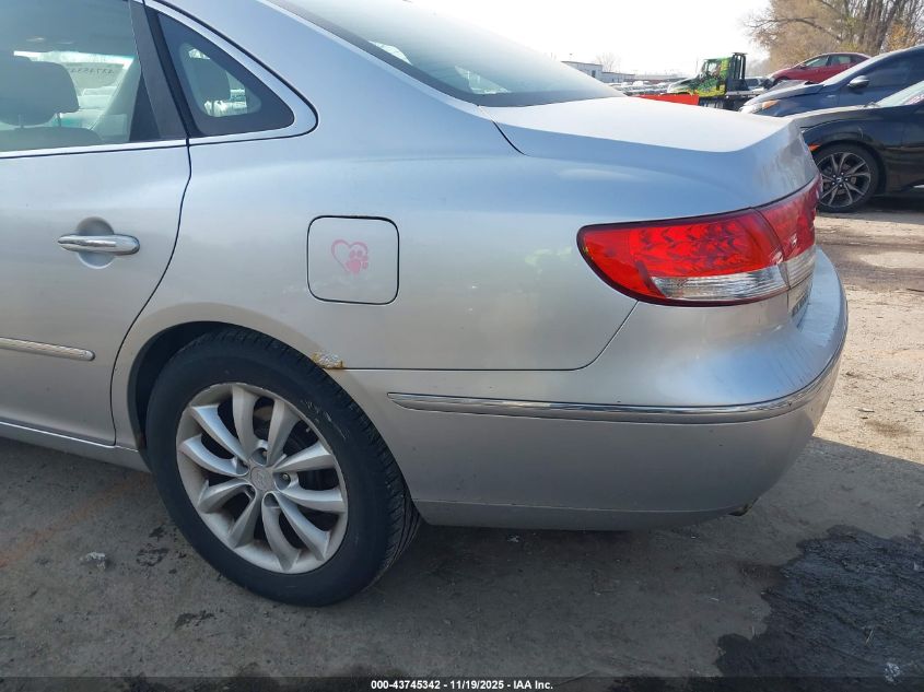 2008 Hyundai Azera Limited VIN: KMHFC46F58A290516 Lot: 43745342