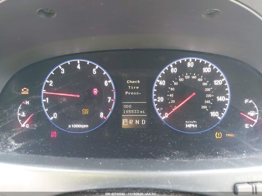 2008 Hyundai Azera Limited VIN: KMHFC46F58A290516 Lot: 43745342